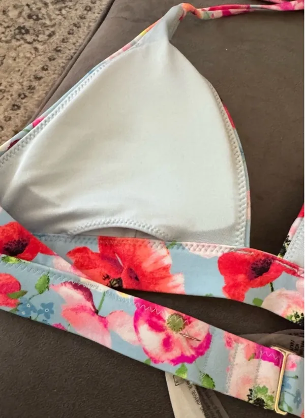 Victoria's Secret Blue Summer Floral Print Bikini Set - Image 7