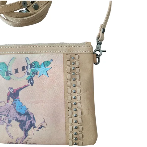 Montana West Ride ‘em! | Western style leather shoulder/crossbody gives cowgirl energy - Image 5