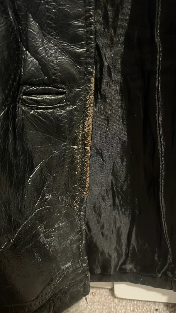 Leather jacket Black - Image 4