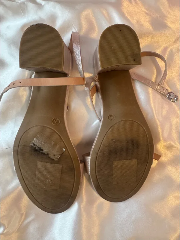 Rose Gold Heels Size 7 - Image 2