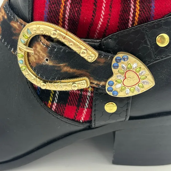 Betsey Johnson Women's Wilma Western Booties Size 6.5M - Image 6