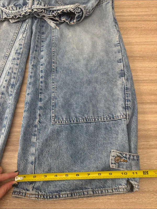 We The Free CRVY Outlaw Wide Leg Baggy Jeans Women Size Small - Image 9