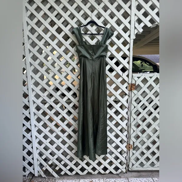 COPY - ❤️Birdy Grey Satin Formal Maxi Dress - Image 2