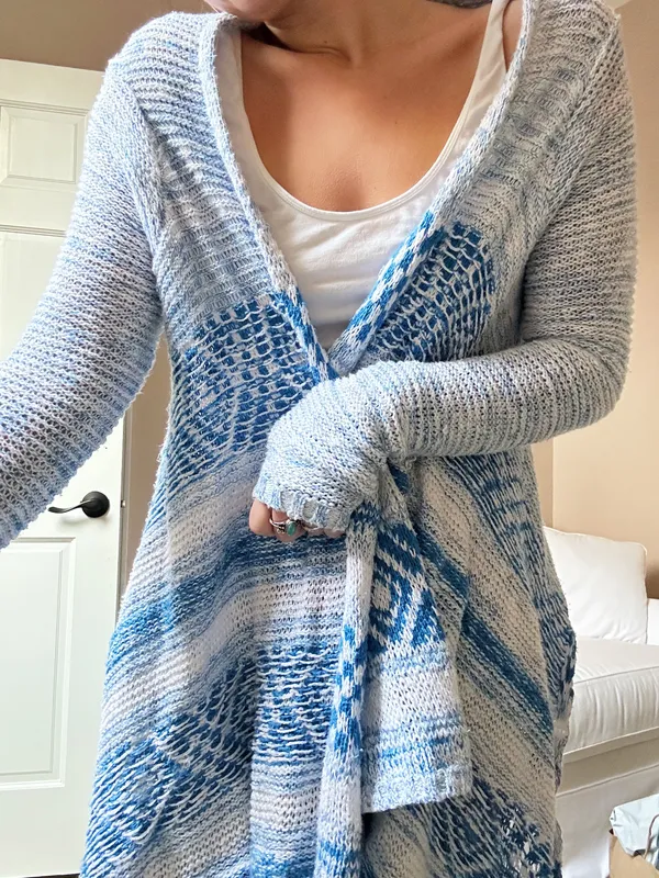 Hollister Blue Cardigan - Image 4