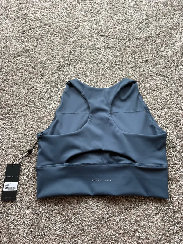 three nails sportswear tank top Blue - Image 2