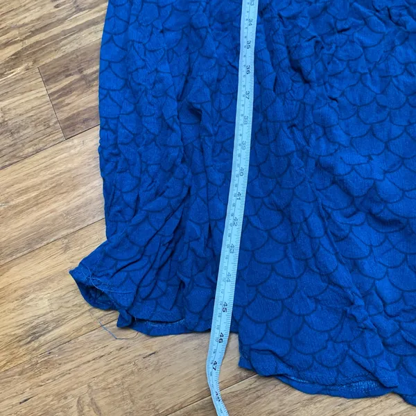 Torrid Blue Mermaid Scale Sleeveless Maxi Dress Plus Size 1X 40125454 - Image 3