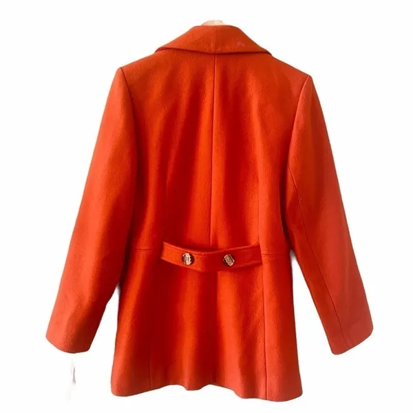 PAUL LEVY Vintage Wool Double Breast Coat Size M NEW - Image 7
