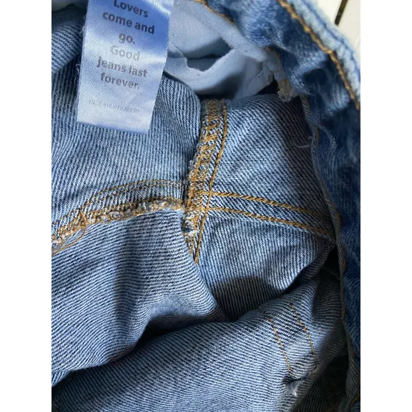 PacSun‎ Womens Jeans Sz 25 90s Boyfriend Distressed Bleached Ripped Baggy - Image 9