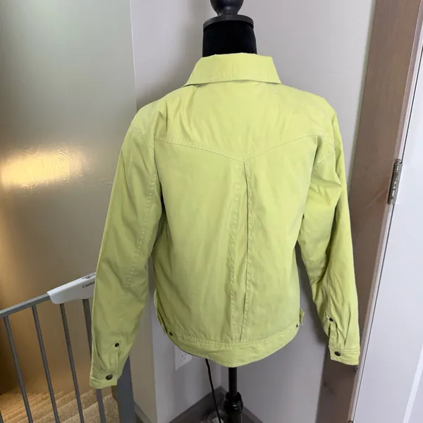 Ariat‎ Women's Lime Green Jacket Zip Up Pockets Western Midweight Lg - Image 4