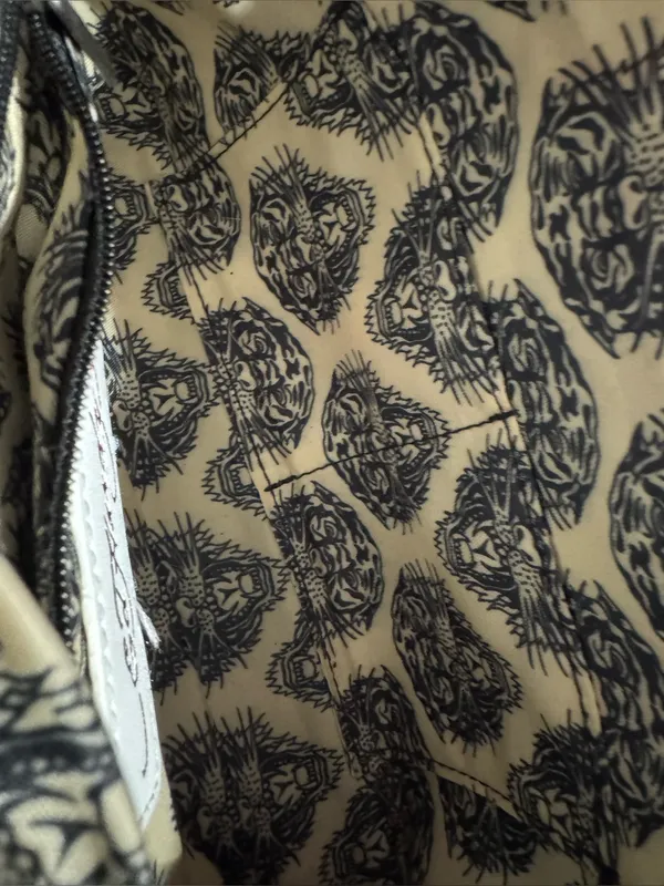 Ed Hardy Skull & Floral Chain Shoulder Bag / Crossbody - Image 7