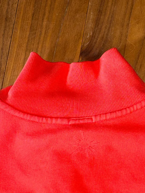 Aerie Offline Throw-Back Corset Cropped Quarter Zip Sweatshirt Women's Size M - Image 4
