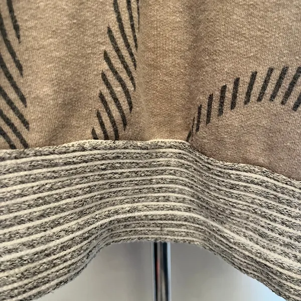 Ces Femme Abstract Tunic Womes Sweater Sz M Lagenlook Slouchy MockNeck Artsy - Image 6