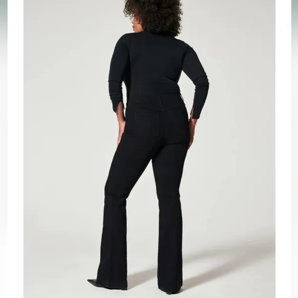 NWT Spanx Flare Jeans in Clean Black - Image 2