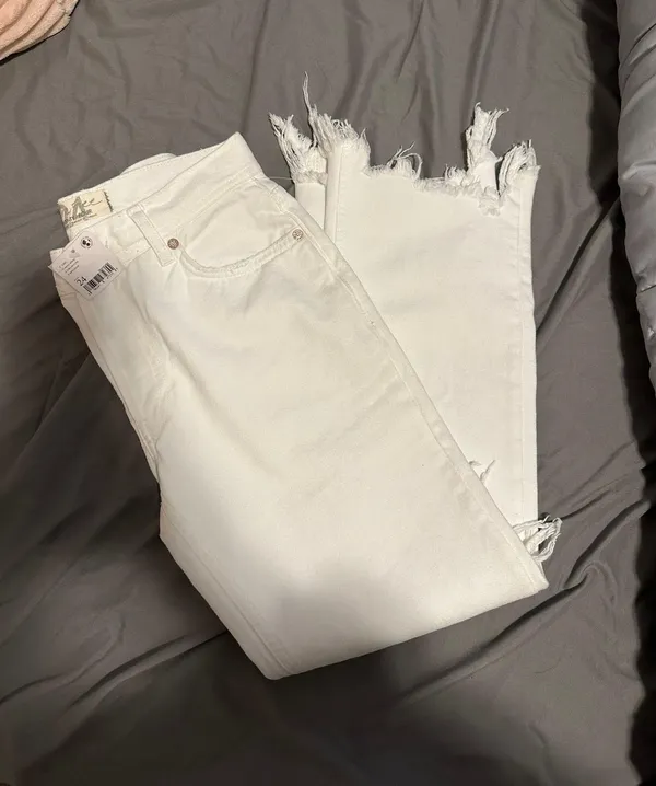 Free People Tapered Baggy Boyfriend Jeans - Image 5