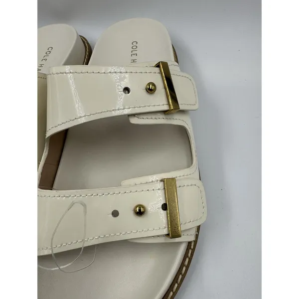Cole Haan Women's Marisol Footbed Sandal Slides White Size 8 Med (W31883) New - Image 4