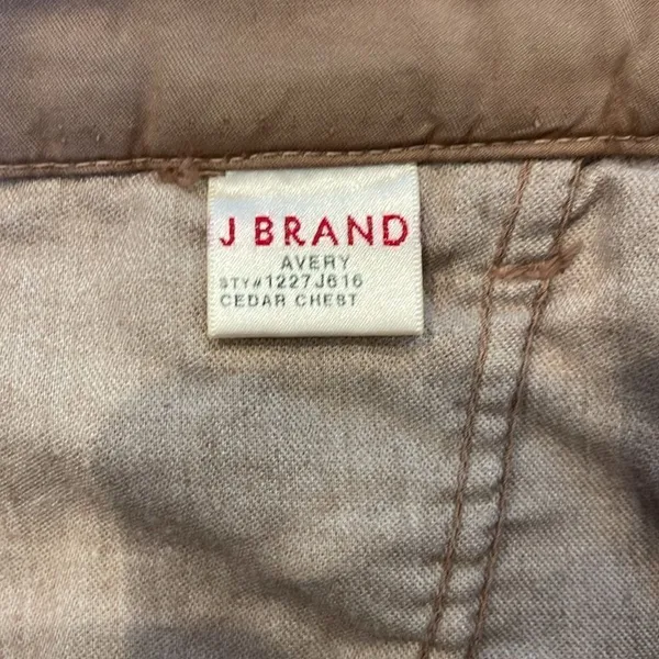 J Brand Avery Pants Chinos Cedar Chest 27 - Image 6