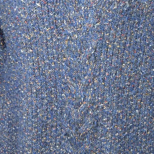 Adrienne Vittadini Blue Confetti Flecked Cable Knit Tunic Sweater XXL - Image 7