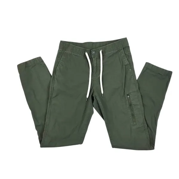 VUORI Ripstop DuraTerra Pant Women S Army Green Outdoor Hiking Travel Light EUC - Image 5