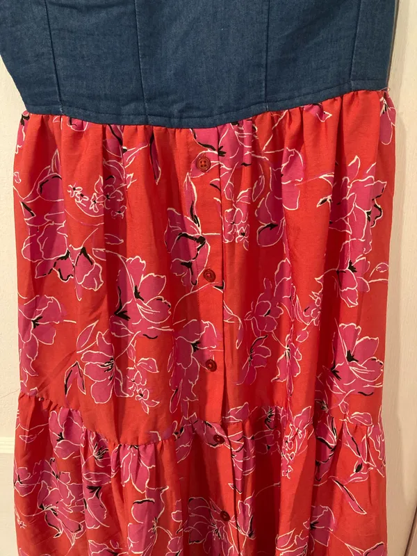 Summer dress Red Size M - Image 2