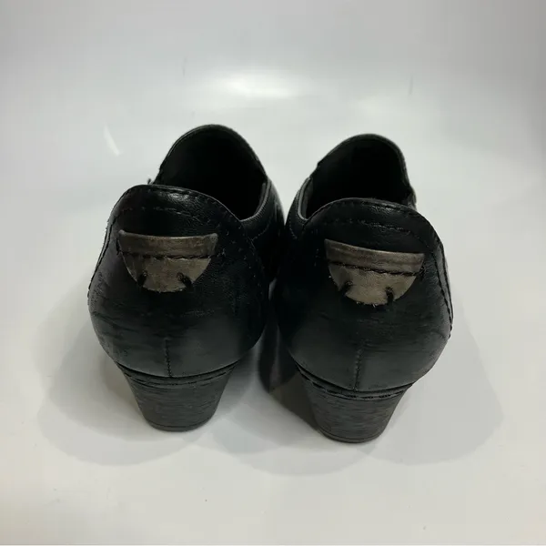 Rockport black leather Adele pumps loafers women’s size 8 business boho minimal‎ - Image 5