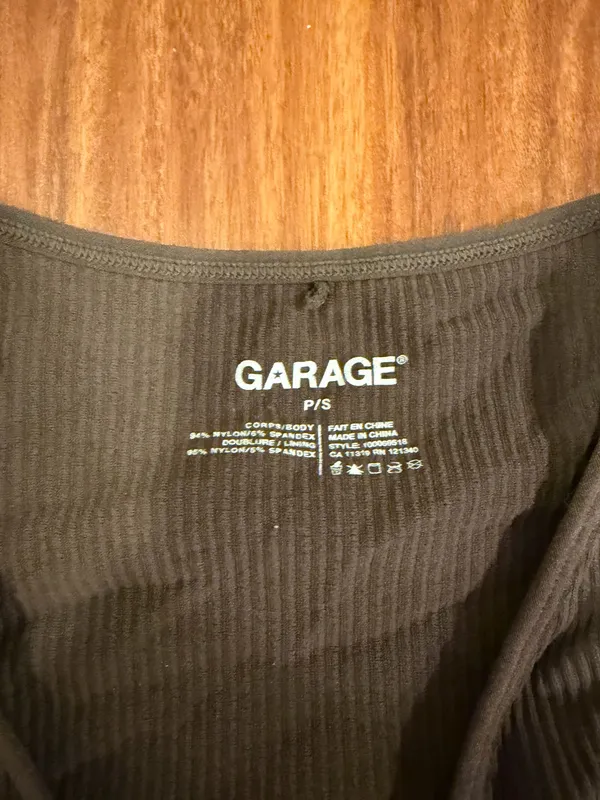 Garage Cropped Long Sleeve Top - Image 2