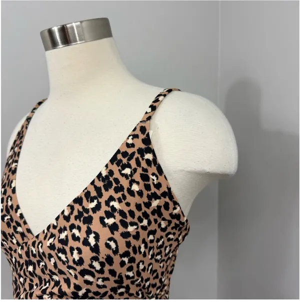 Aerie Brown Animal Print‎ One Piece Swimsuit - Image 2