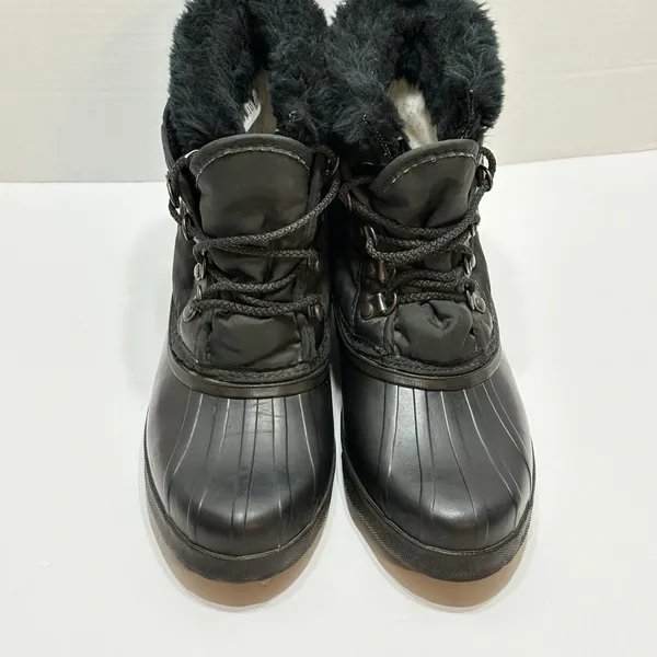 Vintage Sorel Kaufman Duck Boots Womens 10 Winter Rain Snow Ankle Lace Up - Image 8