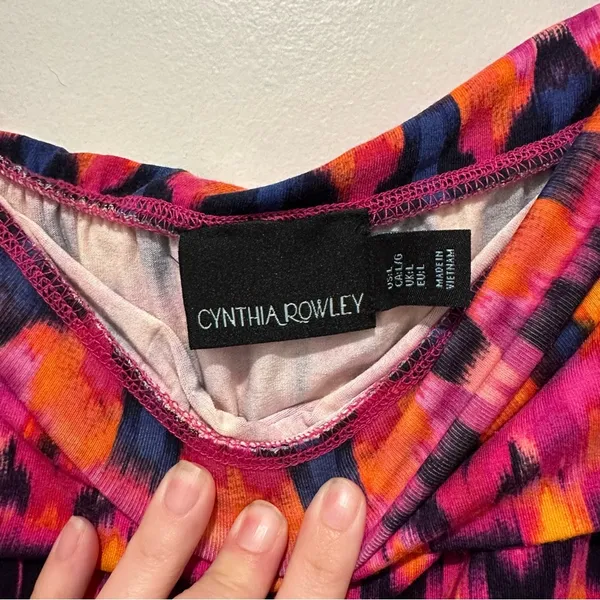 Cynthia Rowley Multicolor Strapless Cover Up Maxi Dress | Women’s Size‎ Large - Image 3