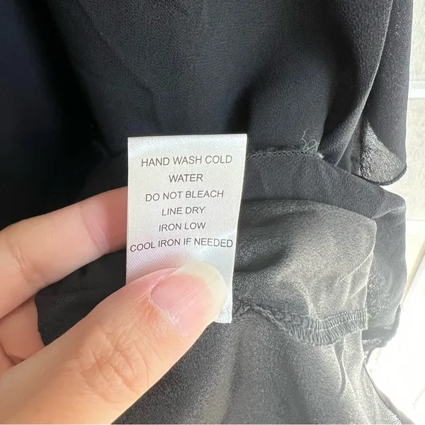 NWT HYFVE Layers of fabulous maxi dress small black halter dress - Image 13