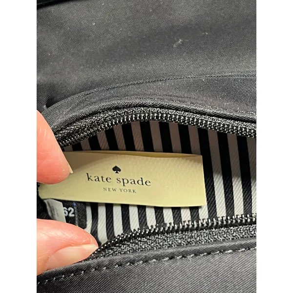 Kate Spade New‎ York Black Nylon Travel Jewelry Roll Organizer PWRU5396 - Image 9