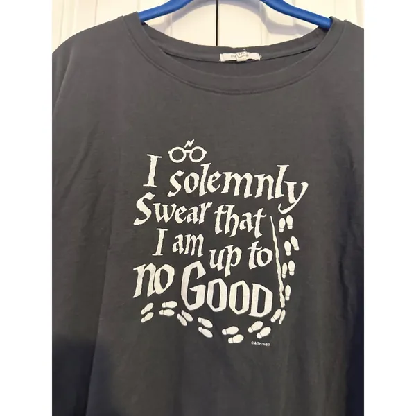 Maurices Harry Potter‎ I solemnly swear women's gray t-shirt XXL - Image 3