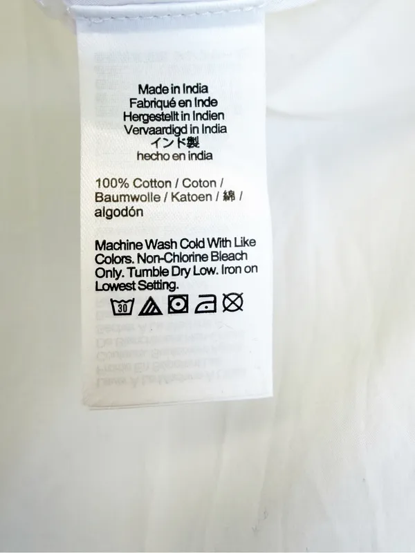 NWT J. CREW Jules Ruffle Collar Shirt Cotton Poplin White - Image 10