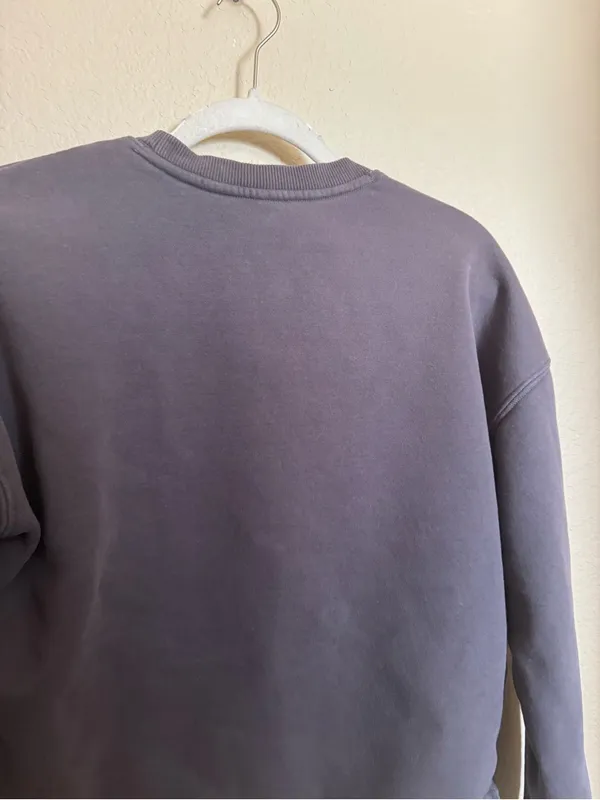 Vuori Restore Drawstring Sweatshirt Sz M Black Grey - Image 6
