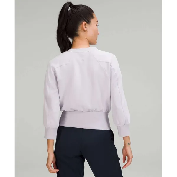 Lululemon Softstreme Ribbed-Hem Pullover Faint Lavender Purple Sweatshirt 8 - Image 2