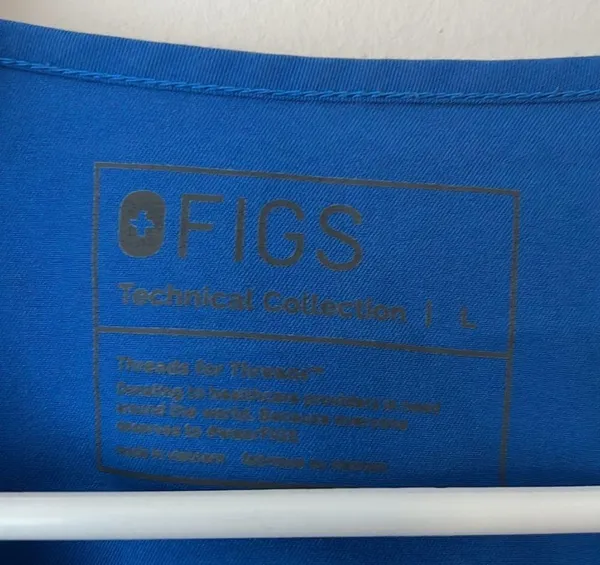 FIGS Technical Collection Blue Scrub Size Large - Image 2