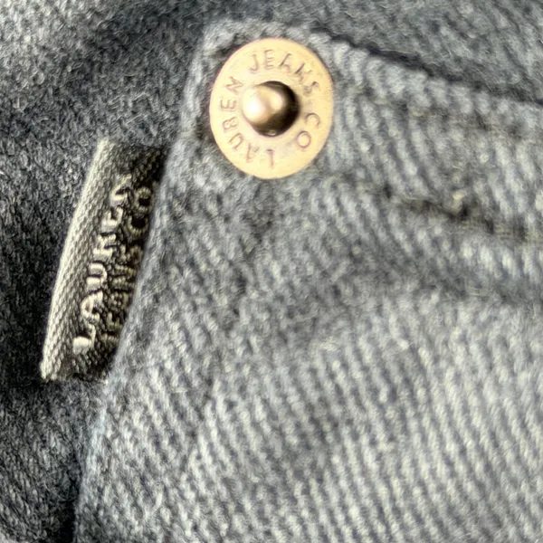 Lauren Jeans Co RL Jeans Women‎ 12 Dark Wash High Rise Straight Denim Normcore - Image 13
