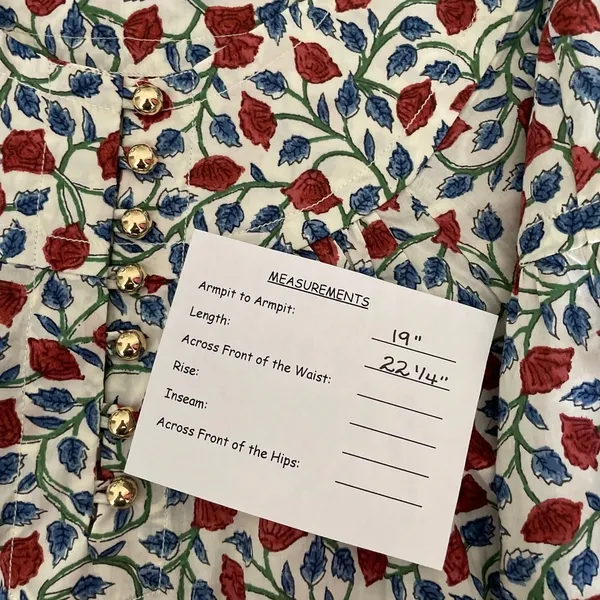 NWT!! J. CREW Shirred Popover Top Blouse Rosewood Floral‎ Preppy Buttons X-Small - Image 13