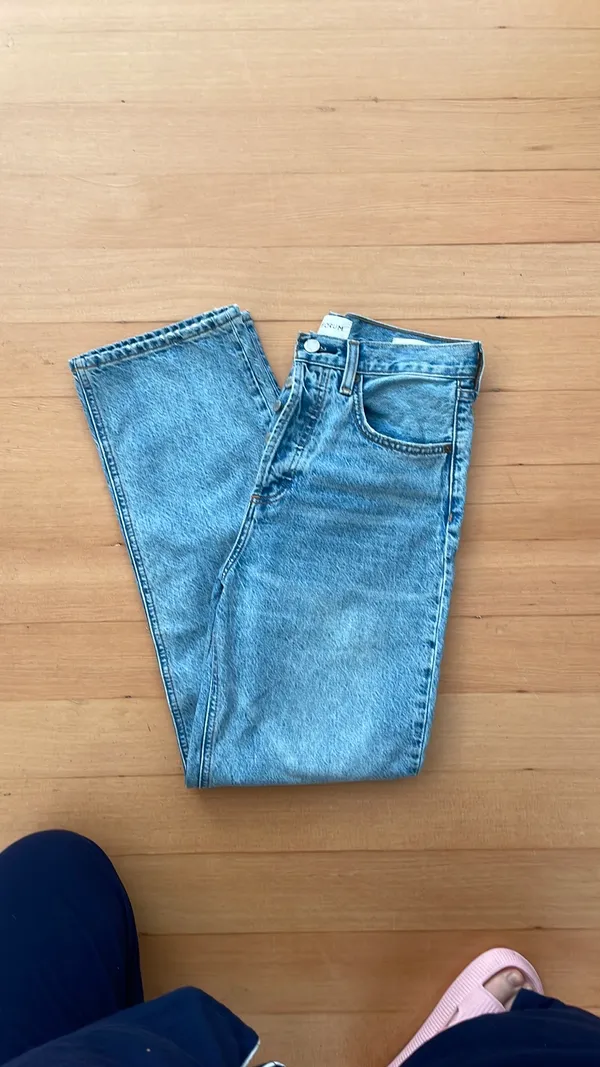 Aritzia Denim Forum The Joni High Rise Loose size 25 - Image 2