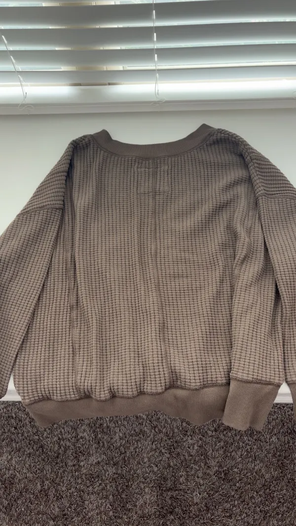 american eagle brown sweater - Image 2