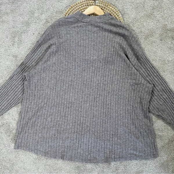 Old Navy Women’s Cozy Mock Neck Tunic Top Ribbed Longsleeve in Mushroom 3X - Image 8