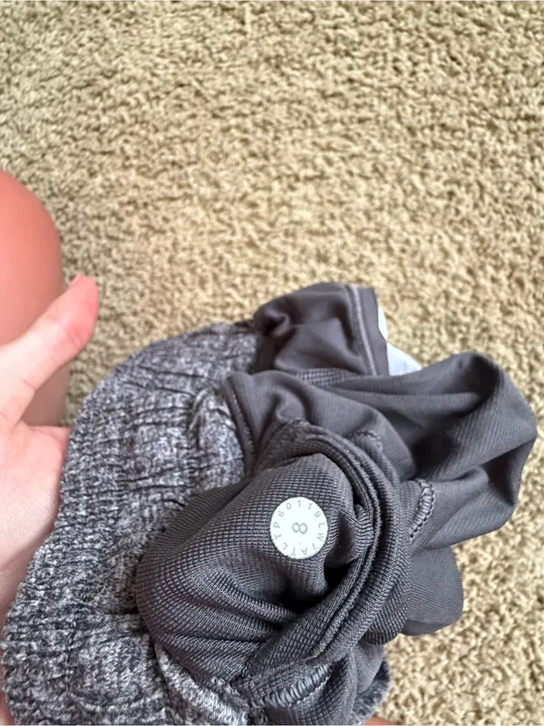 lululemon athletica Heather Gray Athletic Shorts- Hotty Hot 4in - Image 3
