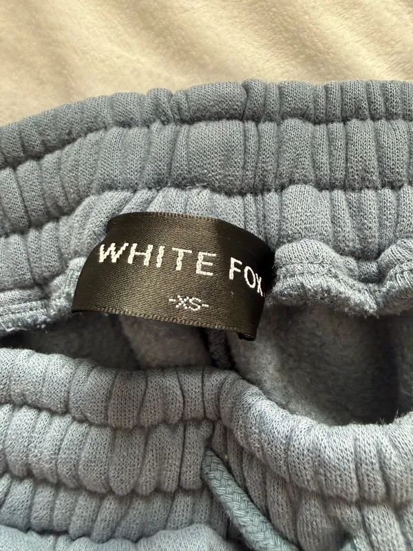 Blue white fox sweatpants Size XS - Image 3