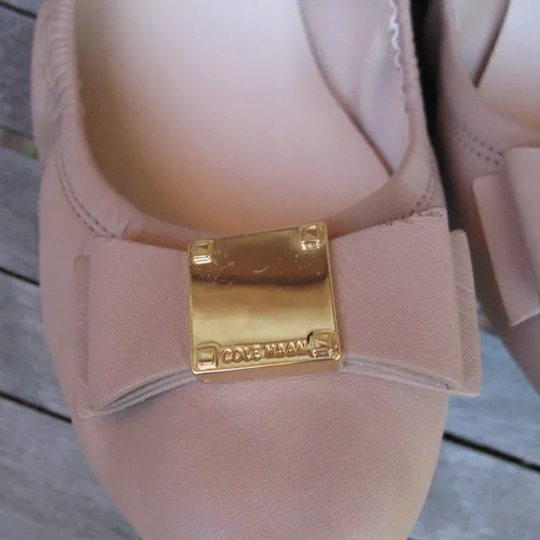 Cole Haan Grand Nude Bow Ballet Flats - Image 9