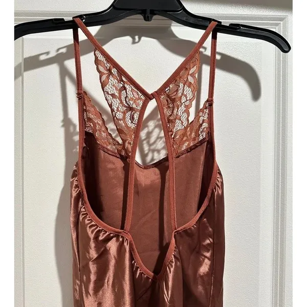 Shein Lace Satin Lingerie Slip Dress - Image 4