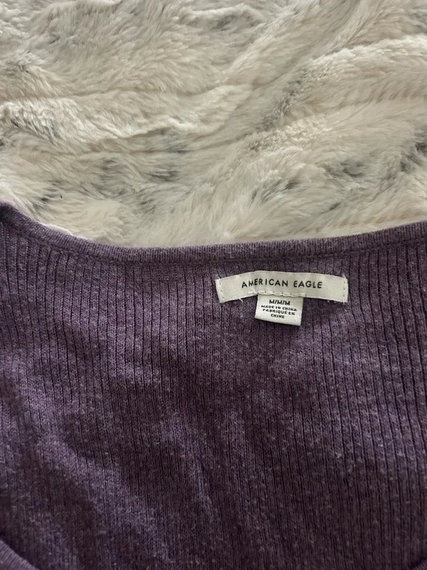 American Eagle Long sleeve purple sweater - Image 2