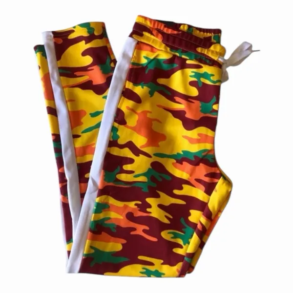 Redfox Rainbow Camo Jogger Pants Medium Multicolor Streetwear NWT Unisex - Image 4