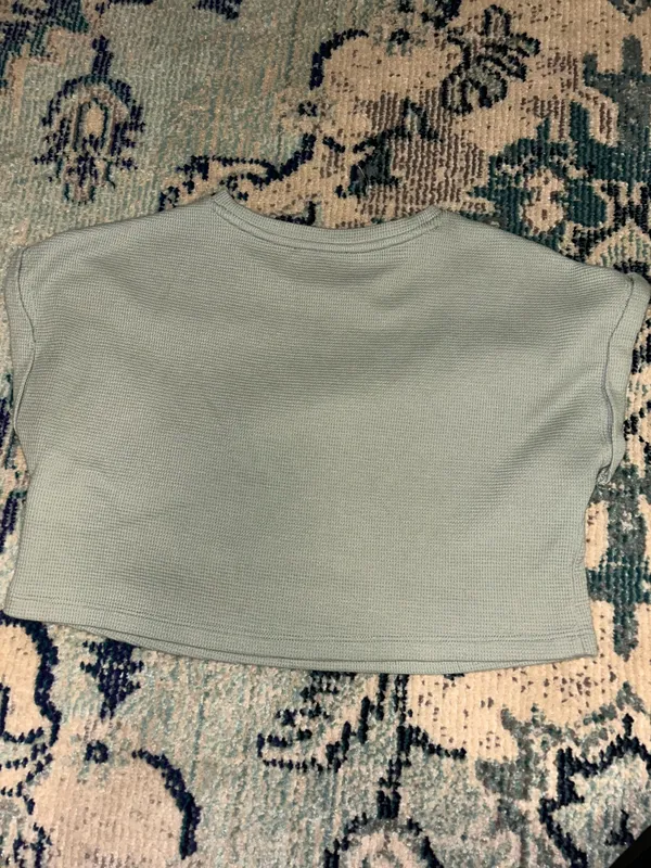 Double Zero Green Crop Top - Image 2