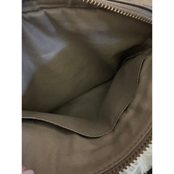 Fossil Piper Toaster‎ leather crossbody bag in a metallic taupe/bronze - Image 13