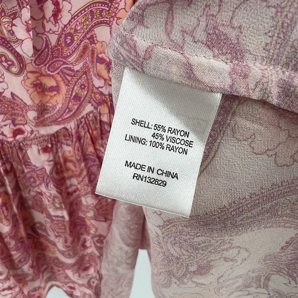 Majorelle Viola Pink Mini‎ Dress Medium Revolve Paisley Floral Sleeveless Girly - Image 10