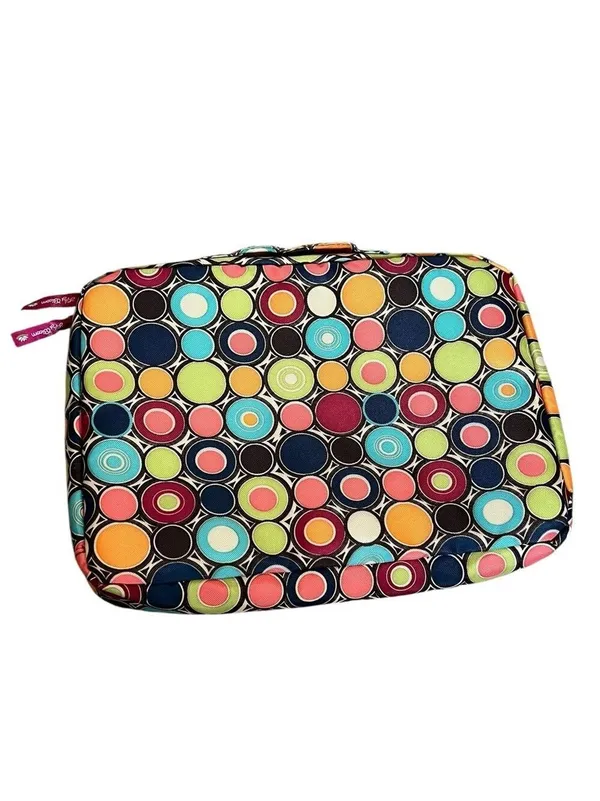 Lily Bloom Laptop Travel Bag Multicolor Circle - Image 2
